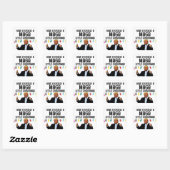 DONALD TRUMP MAGA KLEINE KERST STICKERS (Vel)