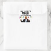 DONALD TRUMP MAGA KLEINE KERST STICKERS (Tas)