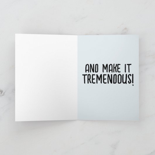 DONALD TRUMP MAGA KLEINE kerstkaart Feestdagen Kaart (Binnen)