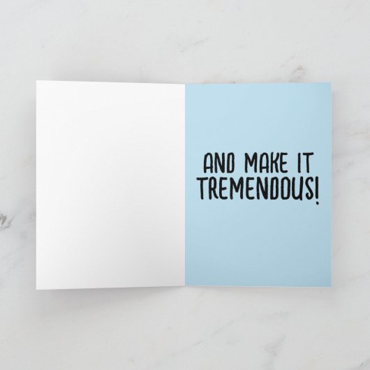 DONALD TRUMP MAGA KLEINE kerstkaarten Feestdagen Kaart (Binnen)