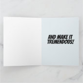 DONALD TRUMP MAGA LITTLE Christmas bIg Kaart (Binnen)