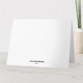 DONALD TRUMP MAGA SANTA KERST WENSKAARTEN KAART (Achterkant)