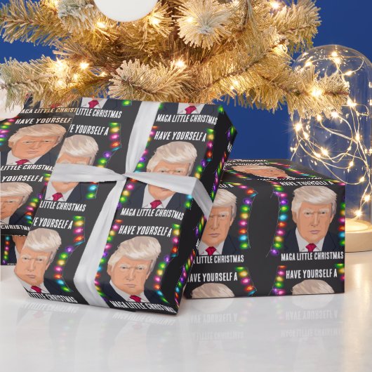 DONALD TRUMP MAGA WEINIG kerstpapier Cadeaupapier (Feestdagen)