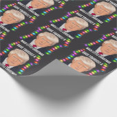 DONALD TRUMP MAGA WEINIG kerstpapier Cadeaupapier (Hoek)