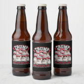 Donald Trump Make Cats Safe Again 2024 Debat Bier Etiket (Flessen)