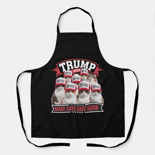 Donald Trump Make Cats Safe Again 2024 Debat Schort (Voorkant)