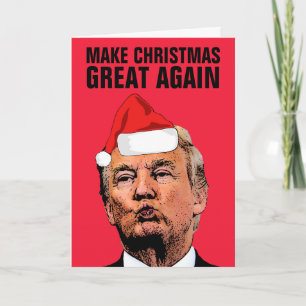 DONALD TRUMP MAKE CHRISTMAS GREAT AGAIN KAARTEN