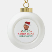 Donald Trump - Make Christmas Great Again Ornament (Voorkant)