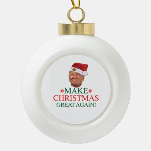 Donald Trump - Make Christmas Great Again Ornament (Voorkant)
