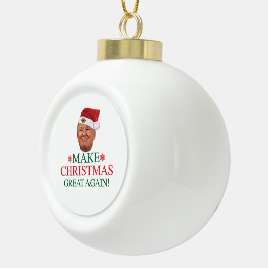 Donald Trump - Make Christmas Great Again Ornament (Rechts)