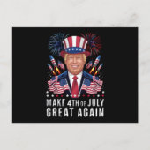 Donald Trump maken 4 juli weer geweldig Briefkaart (Voorkant)