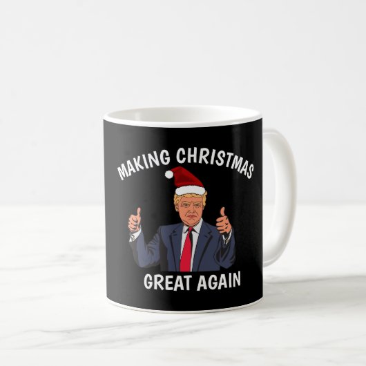 DONALD TRUMP MAKING CHRISTMAS GREAT OPNIEUW COFFEE KOFFIEMOK (Voorkant rechts)