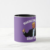 DONALD TRUMP MAKING CHRISTMAS GREAT OPNIEUW COFFEE MOK (Midden)