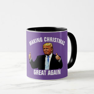 DONALD TRUMP MAKING CHRISTMAS GREAT OPNIEUW COFFEE MOK