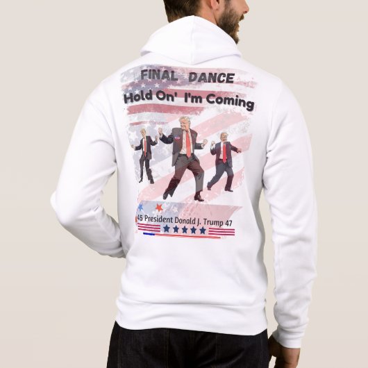 Donald Trump Mannen Hoodie (Achterkant)