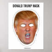 Donald Trump Mask Cutout Poster (Voorkant)