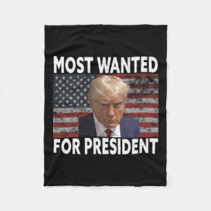 Donald Trump meest gewild voor President 2024 Pro  Fleece Deken