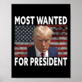 Donald Trump meest gewild voor President 2024 Pro  Poster (Voorkant)