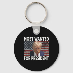 Donald Trump meest gewild voor President 2024 Pro Sleutelhanger