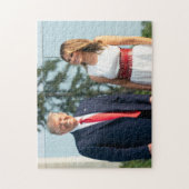 Donald Trump & Melania 4 juli 2020 Legpuzzel (Verticaal)