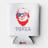 Donald Trump 'Merica Blikjeskoeler (Voorkant)