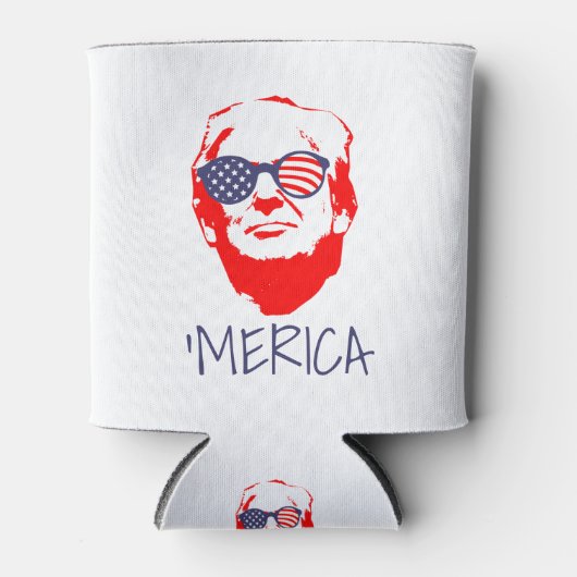 Donald Trump 'Merica Blikjeskoeler (Voorkant)