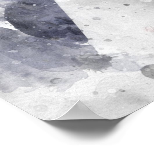 Donald Trump met Amerikaanse vlag Poster (Hoek)