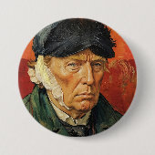 Donald Trump met Bandaged Ear Ronde Button 7,6 Cm (Voorkant)