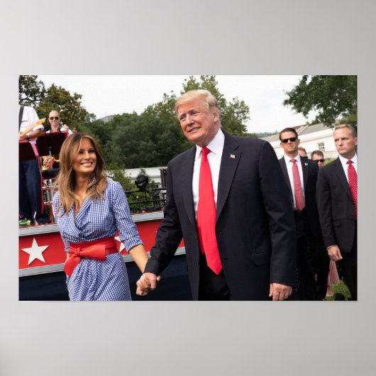 Donald Trump met First Lady Melania Poster (Voorkant)