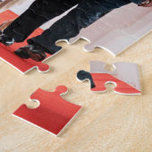 Donald Trump met Kim Jong Un in Singapore Legpuzzel (Zijkant)