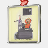 Donald Trump Metal Ornament (Links)