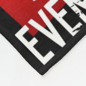 Donald Trump middelvinger flipping uit Pro Republi Fleece Deken (Hoek)