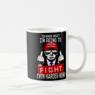 Donald Trump middelvinger flipping uit Pro Republi Koffiemok