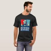 Donald Trump Middle Finger Biden Harris America Re T-shirt (Voorkant volledig)