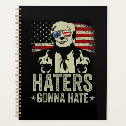  Donald Trump Middle Finger Planner (Voorkant)