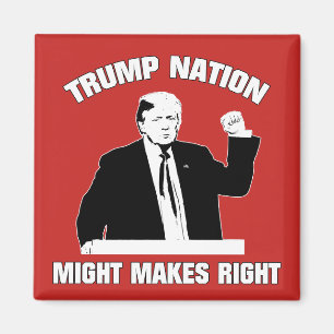 Donald Trump - MIGHT MAKT JUIST Magneet