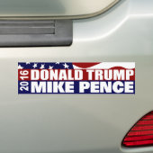 Donald Trump Mike Pence 2016 Verkiezing Bumpersticker (Op auto)
