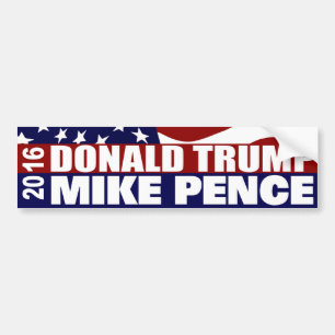Donald Trump Mike Pence 2016 Verkiezing Bumpersticker