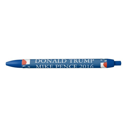 Donald Trump Mike Pence 2016 Zwarte Inkt Pen (Voorkant)