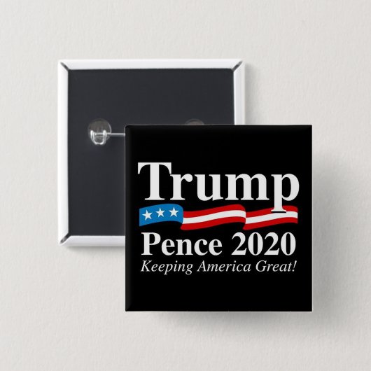 Donald Trump Mike Pence 2020 Presidentiële Button (Voorkant /achterkant)