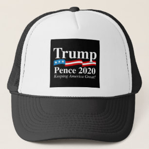 Donald Trump Mike Pence 2020 Trucker Hat Pet