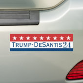 Donald Trump Mike Pence Stars 2024 Bumpersticker (Op auto)