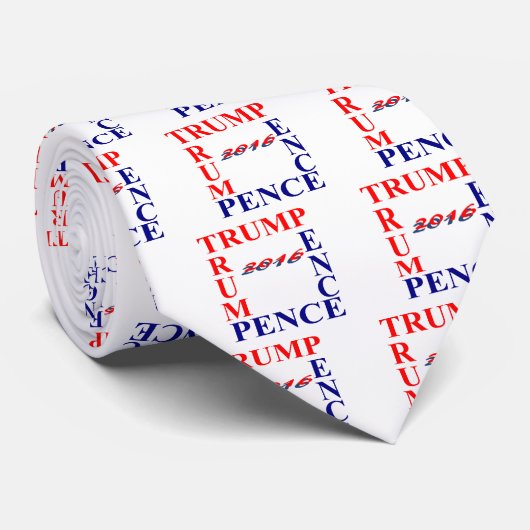 Donald Trump - Mike Pence Stropdas (Opgerold)