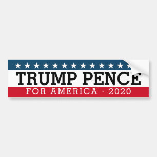 Donald Trump Mike Pence - Traditioneel ontwerp 202 Bumpersticker