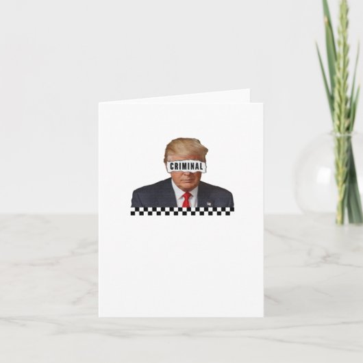 Donald Trump - misdadiger Kaart (Voorkant)