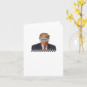 Donald Trump - misdadiger Kaart (Gele Bloem)