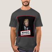 Donald Trump — Mission Impeachable T-shirt (Voorkant)