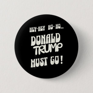Donald Trump moet geen koning worden, geen autorit Ronde Button 5,7 Cm