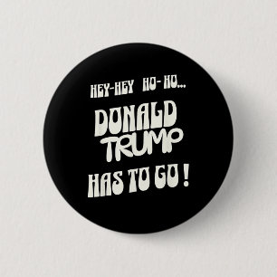 Donald Trump moet geen koning worden, geen autorit Ronde Button 5,7 Cm
