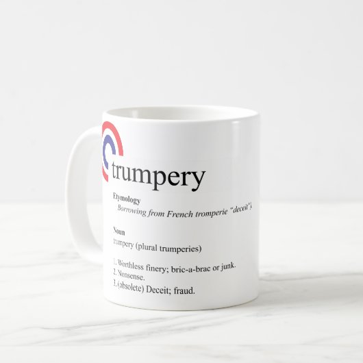 Donald Trump mok (Voorkant links)